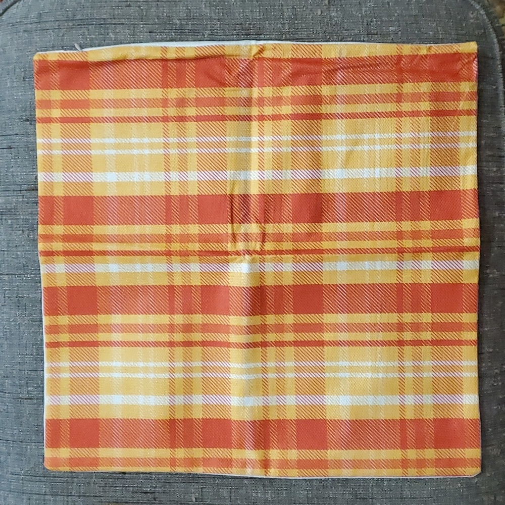 NWT 18" Square pillow cover in fall colors